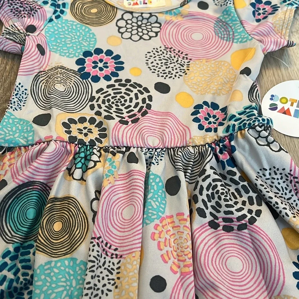 Dot Dot Smile Cap Sleeve Dress - Picture 2 of 2